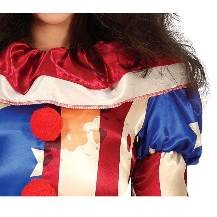 Clown Kostuum Dames – Amerikaanse Vlag