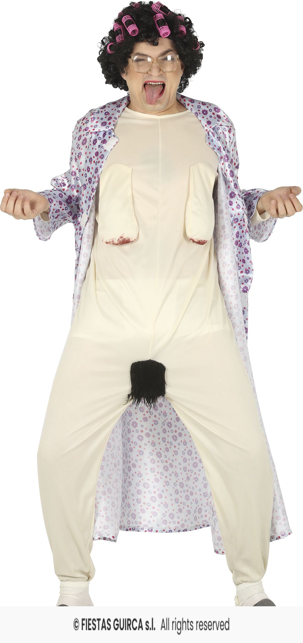 Oma Kostuum Heren – Hilarische Kamerjas & Jumpsuit Outfit