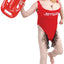 Baywatch Parodie Kostuum met Nep Borsten - Vrijgezellenfeest kostuum
