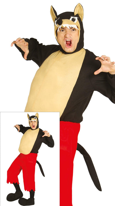 Wolf Kostuum Heren – Maat L (52/54) | Dieren Verkleedpak