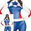 Superheld Kostuum Amerika Dames