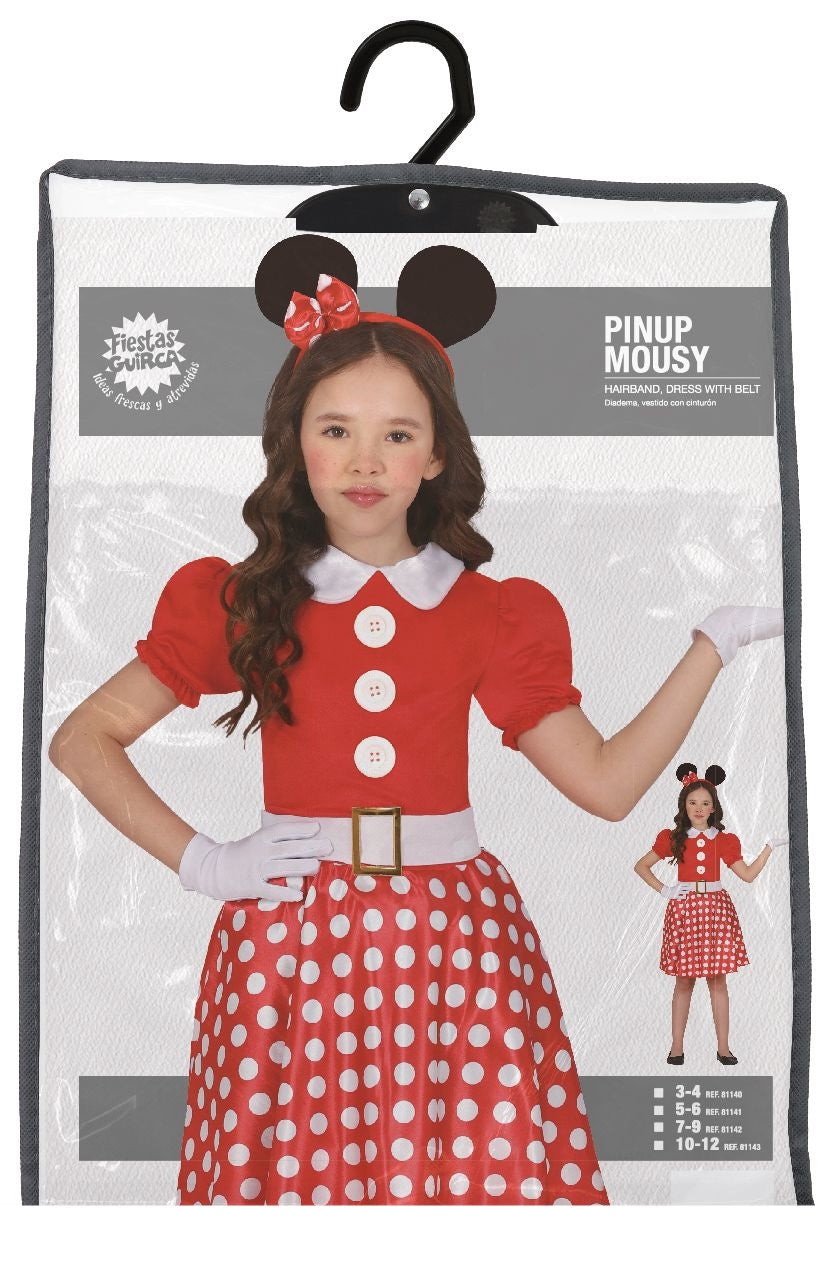 Minnie Mouse Kostuum Meisje –  Jurk met Haarband