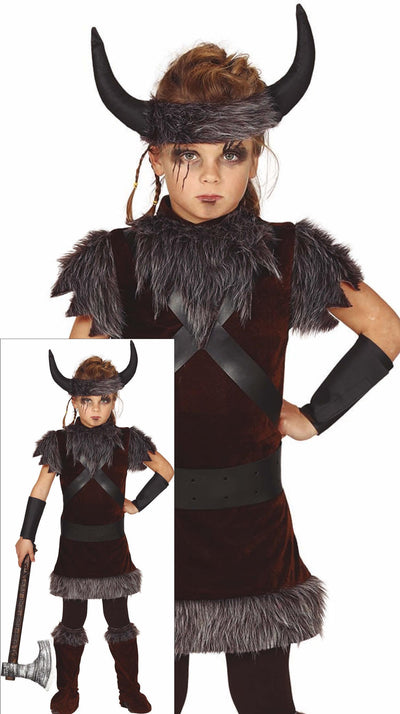 Viking Kostuum Bruin Jongen