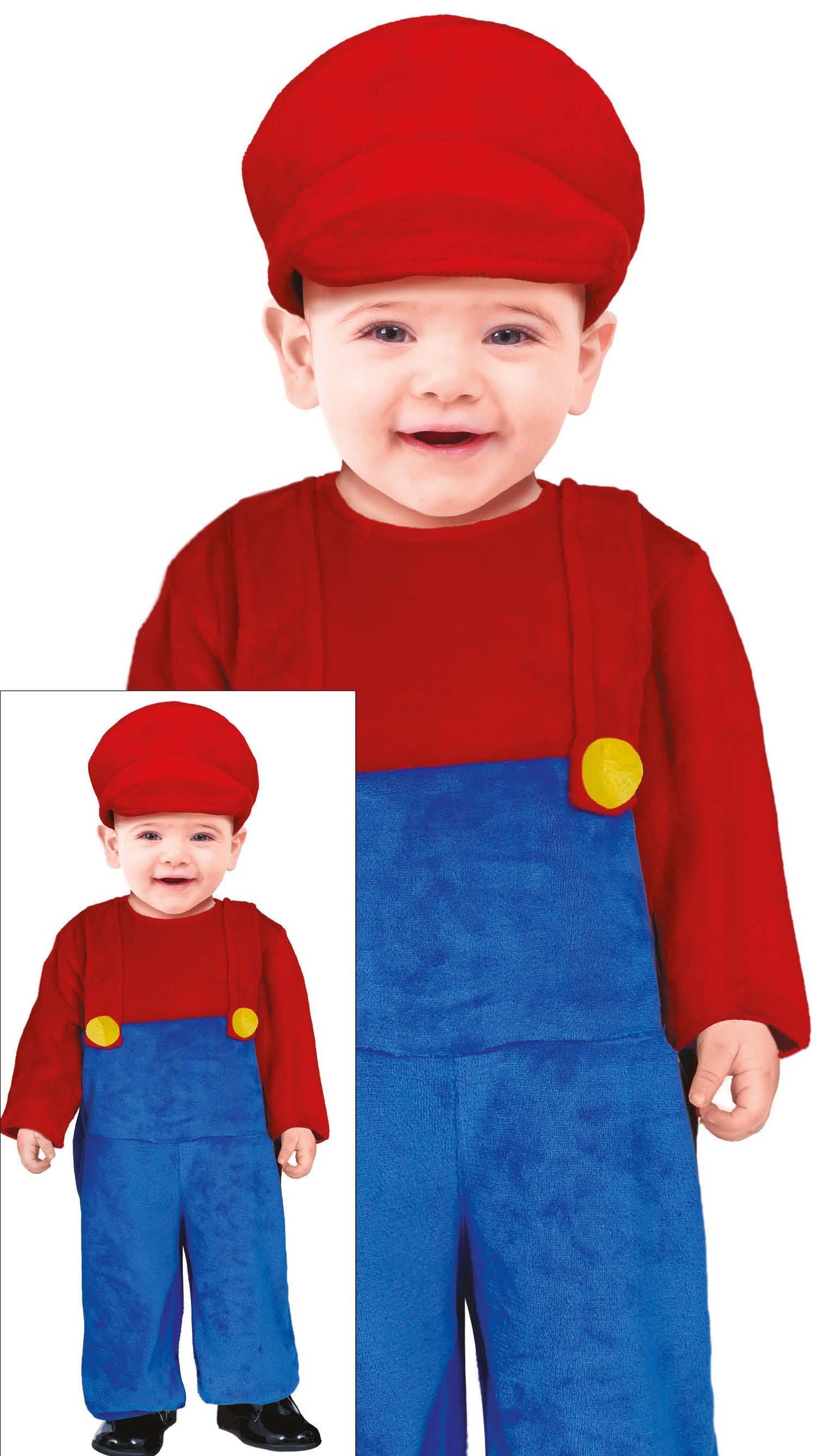 Super Mario Kostuum Baby –  Jumpsuit met Hoed