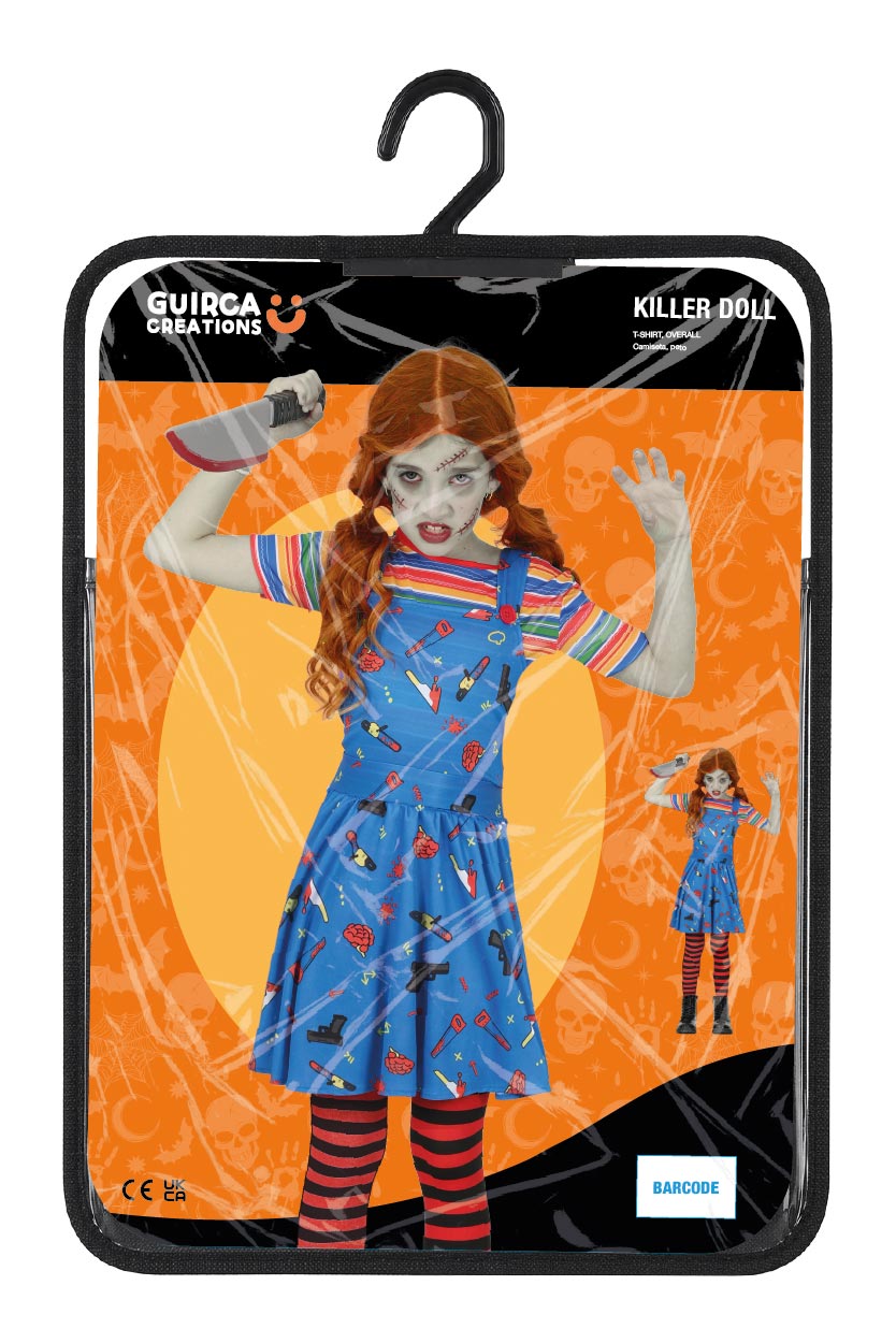 Chucky Kostuum Meisje – Killer Doll Halloween Kostuum