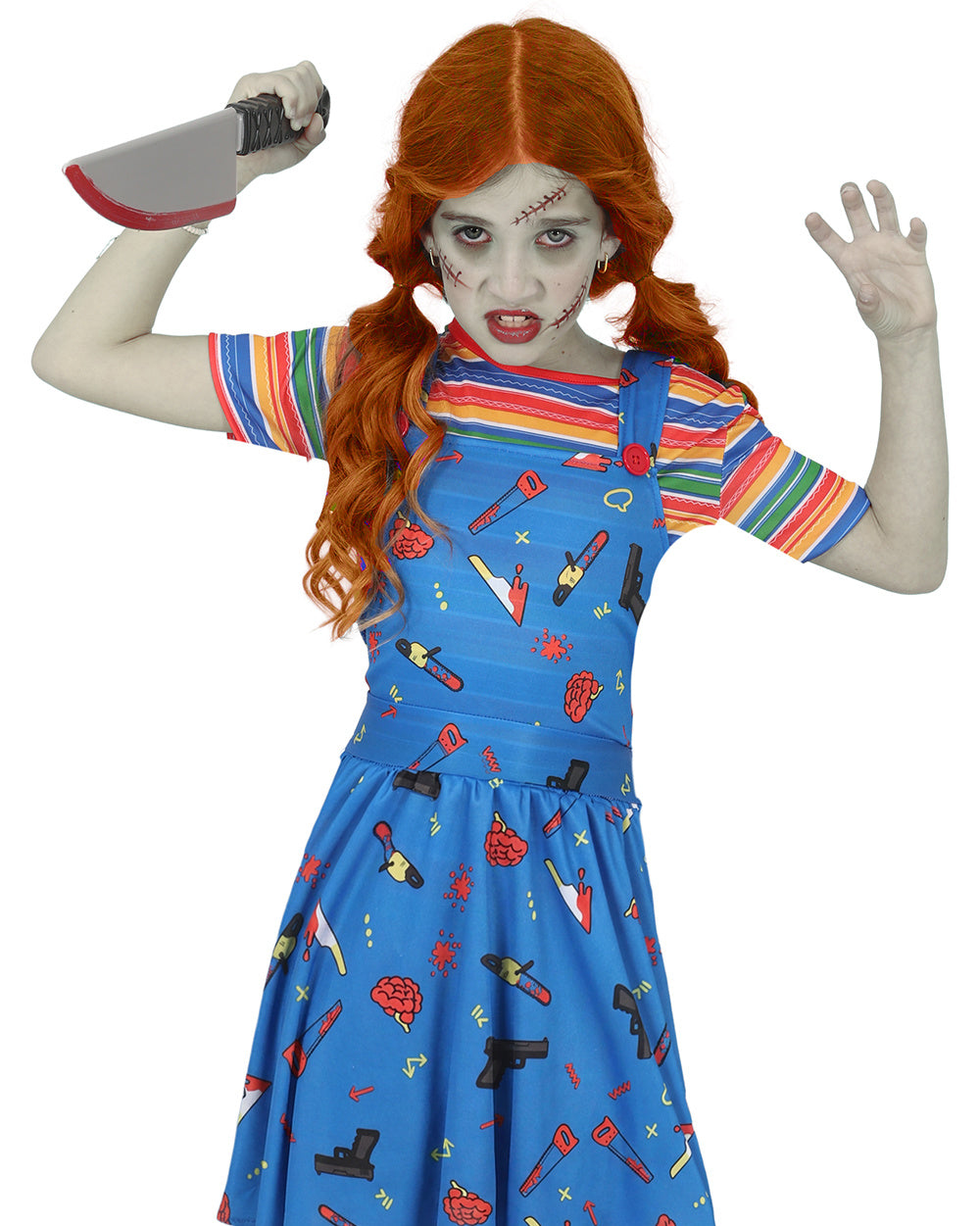 Chucky Kostuum Meisje – Killer Doll Halloween Kostuum