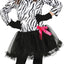 Zebra jurkje meisje