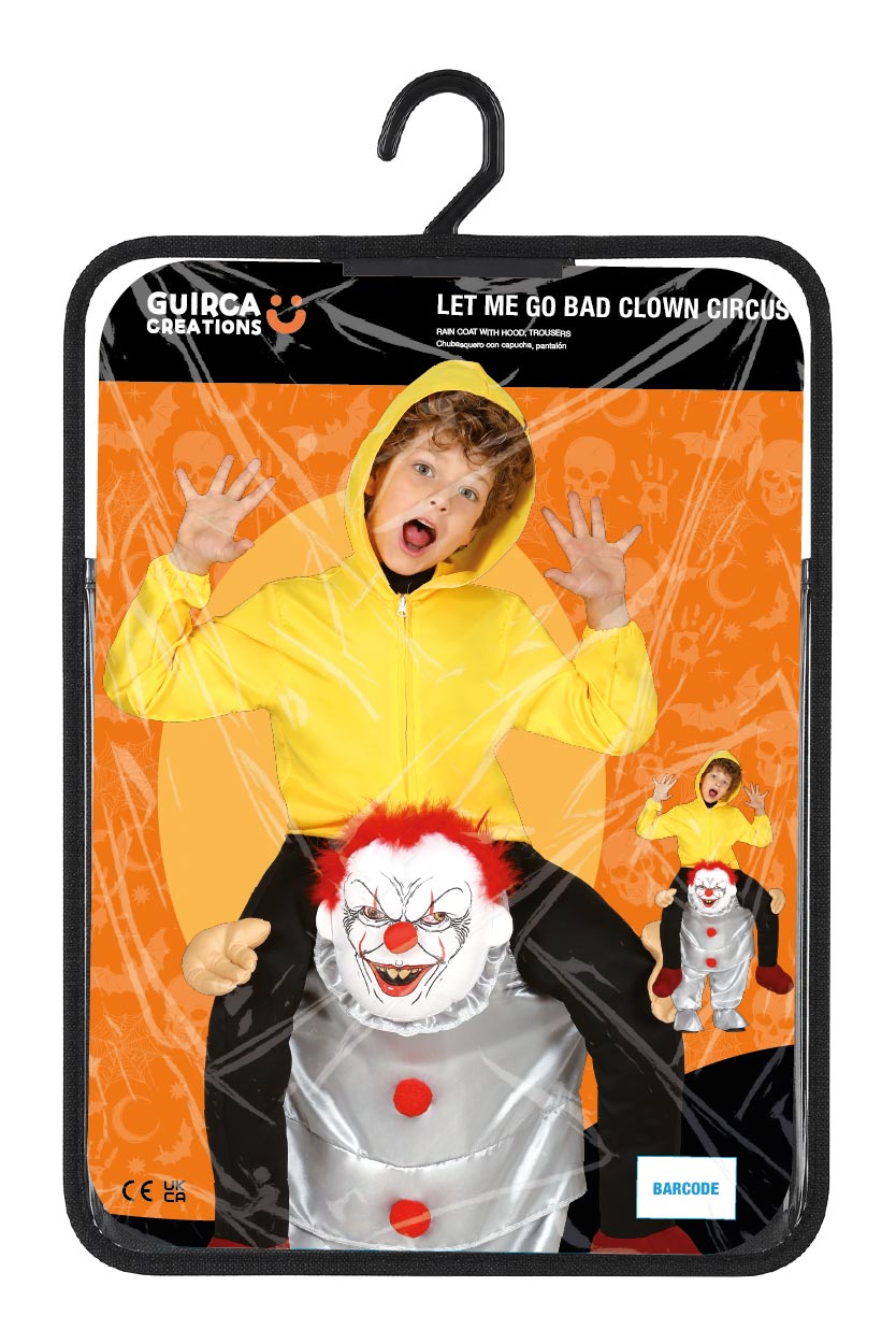 Carry Me Horror Clown Kostuum Kind – Halloween Clown