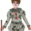 Grijs Horror Clown Kostuum Kind – Enge Halloween Clown