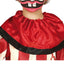 Clown-Halloweenkostüm für Kinder, gestreift