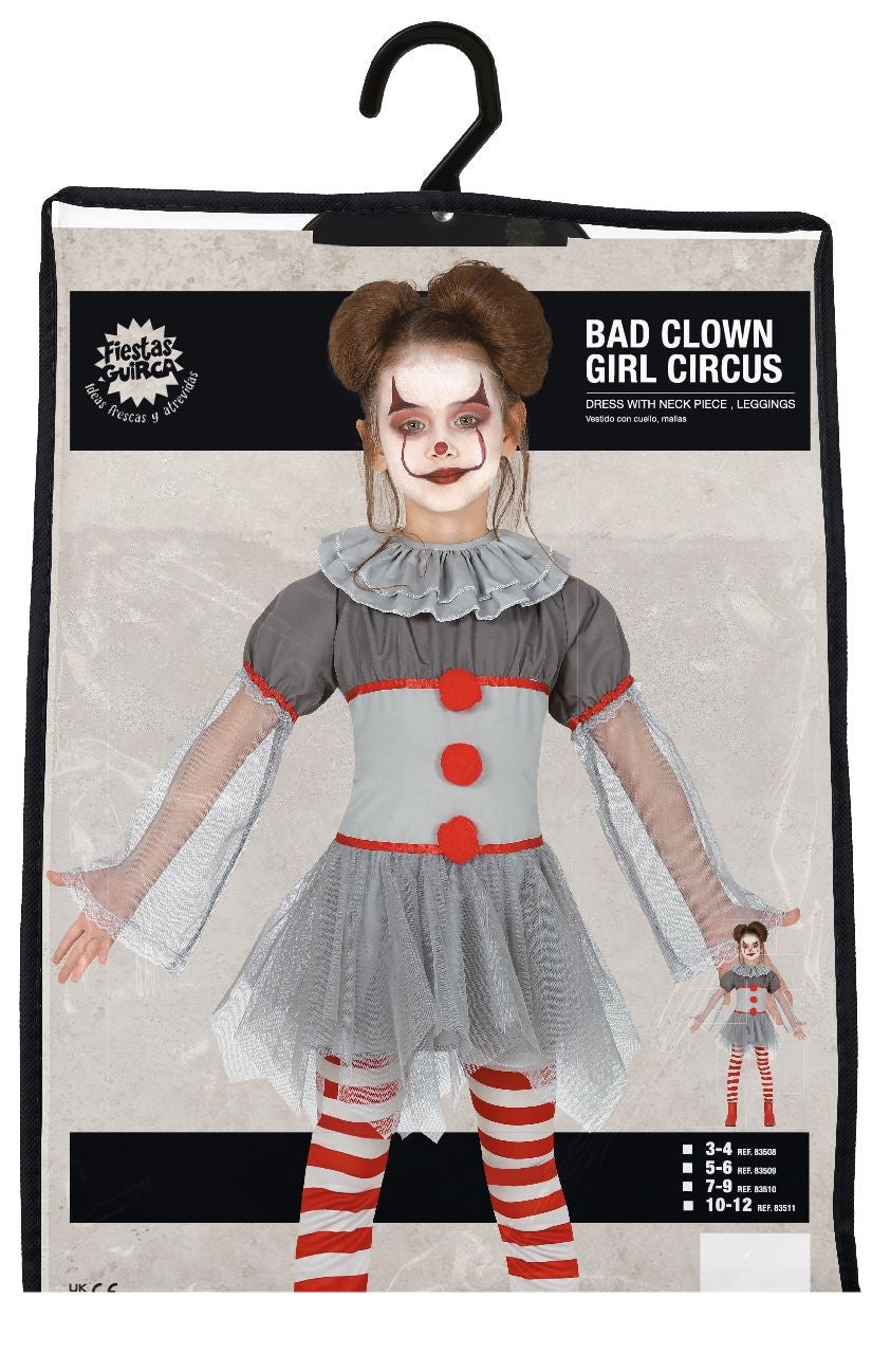 Duistere clown Halloween Kostuum Kind