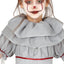 Crazy Clown Kostuum Meisje – Grijze Horror Clown