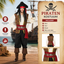 Compleet piratenkostuum heren