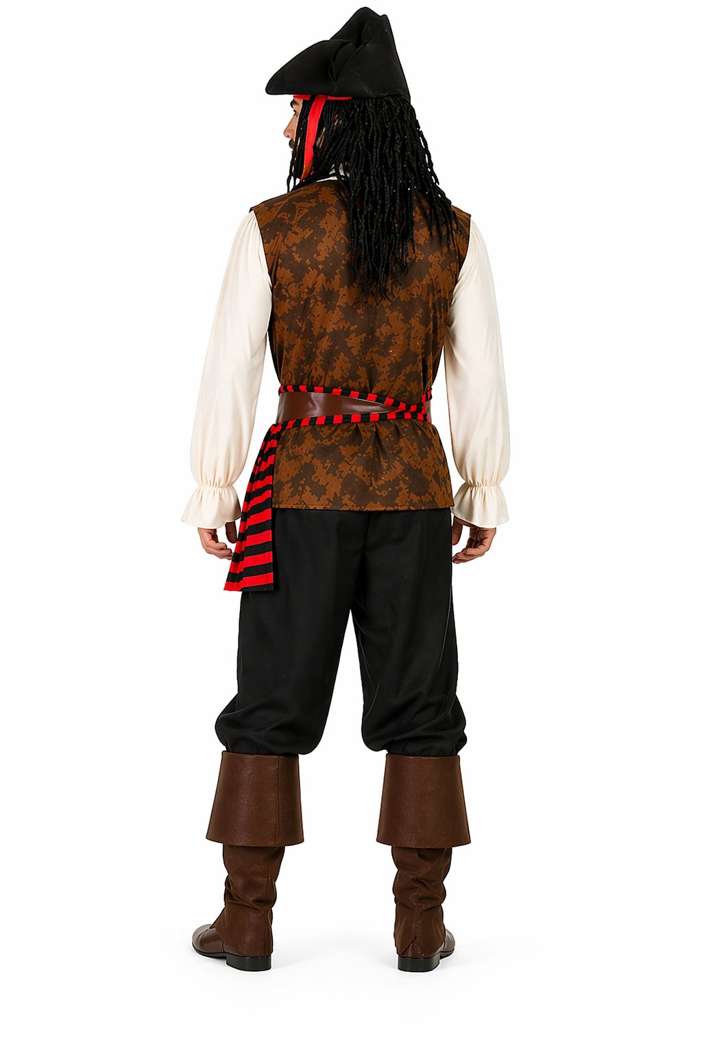 Piratenkostuum jones achterkant