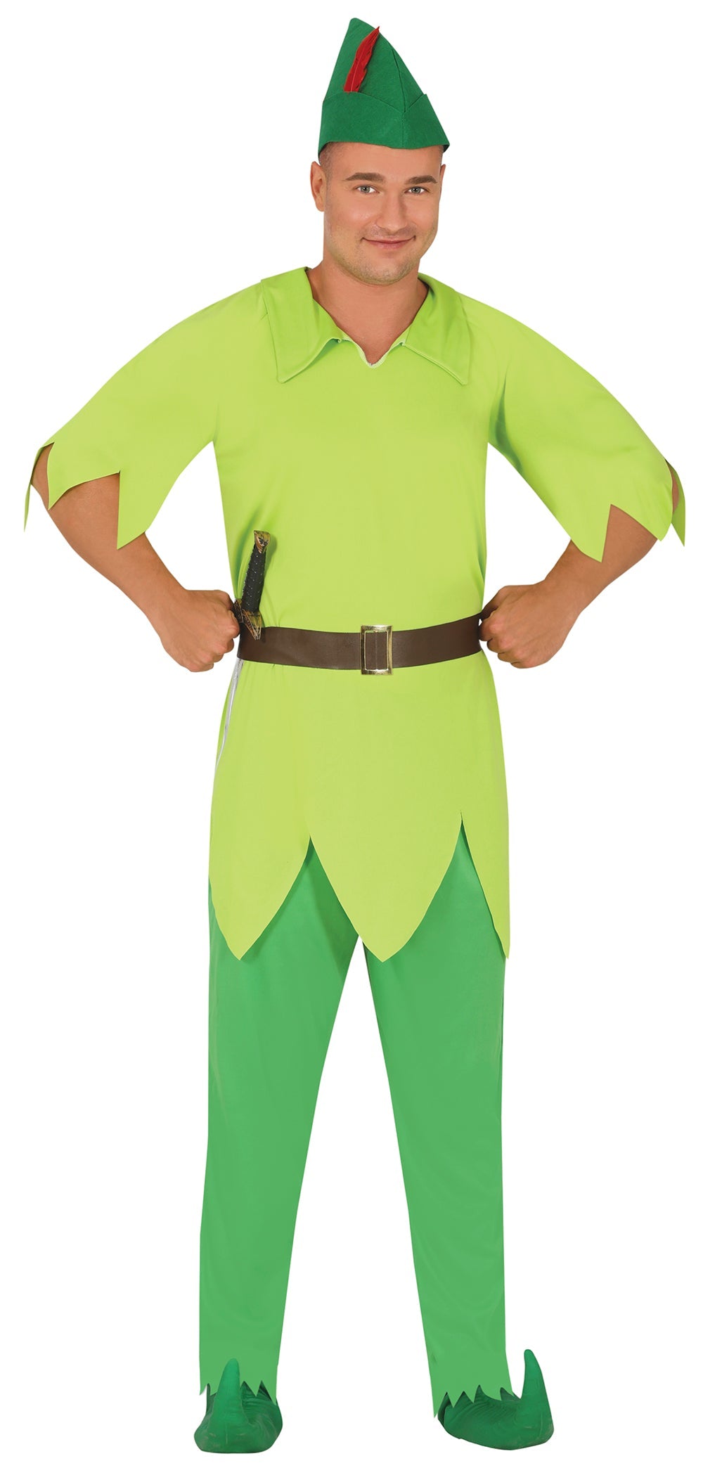Robin Hood Kostuum Heren – Groen | Middeleeuws Verkleedpak