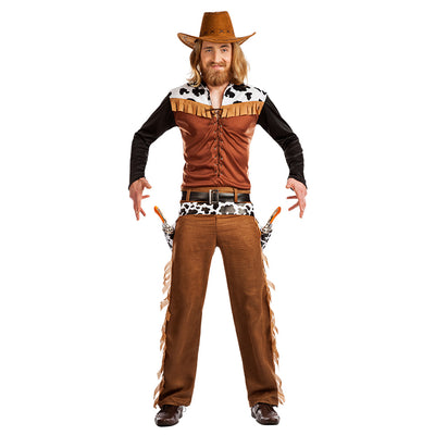 Cowboy Kostuum | Voor Heren | Shirt, broek & Riem