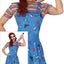 Chucky Kostuum Dames – Killer Doll Halloween Horror Kostuum – Jumpsuit & T-shirt