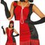Charleston Kostuum Dames – Rood | Jaren 20 Flapper Jurk