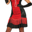 Charleston Kostuum Dames – Rood | Jaren 20 Flapper Jurk