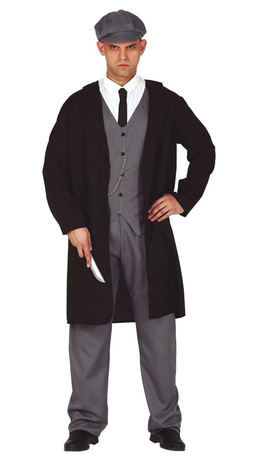 English Gangster Kostuum Heren – Vest & Pet | Peaky Style Verkleedpak