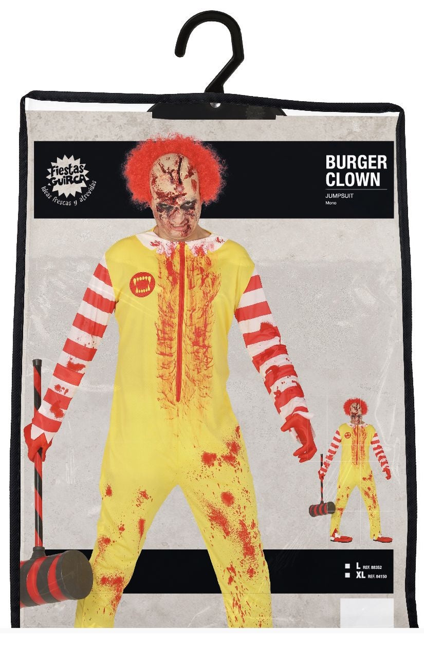 Zombie Clown Kostuum Heren – Killer Clown Halloween Kostuum