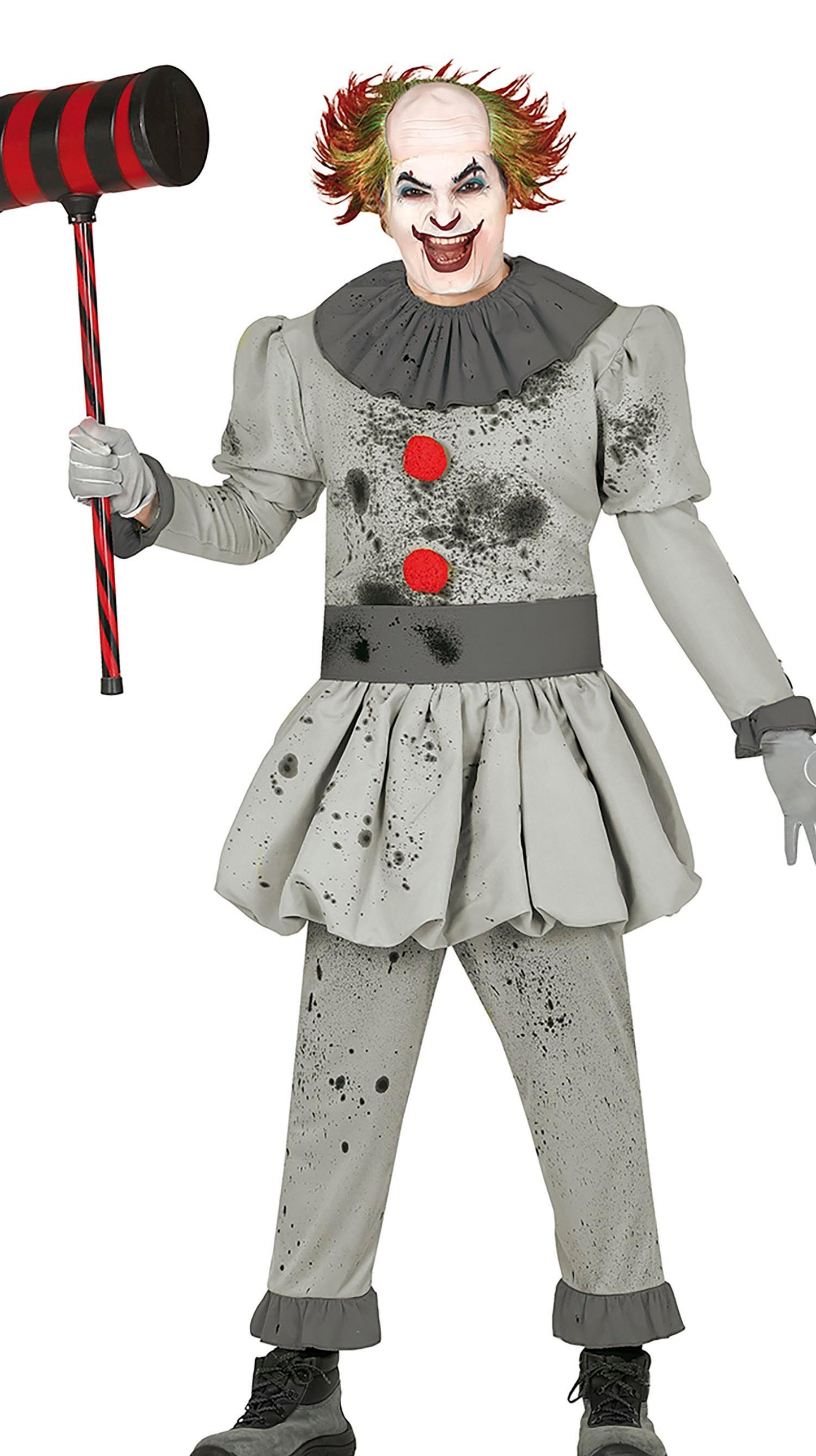 DUO DEAL | IT Pennywise Koppelostuum Dames & Heren | Halloween Clown Kostuums