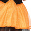 Heks Kostuum Dames Oranje/Zwart – Halloween Witch – Jurk & Heksenhoed
