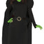 Heks Kostuum Dames – Zwart Halloween Fantasy Witch Kostuum – Jurk, Cape, Hoed & Riem