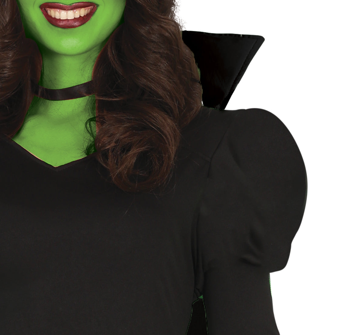 Heks Kostuum Dames – Zwart Halloween Fantasy Witch Kostuum – Jurk, Cape, Hoed & Riem