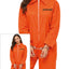 Gevangenis Kostuum Dames – Oranje Gevangene Overall