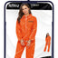 Gevangenis Kostuum Dames – Oranje Gevangene Overall