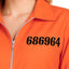 Gevangenis Kostuum Dames – Oranje Gevangene Overall