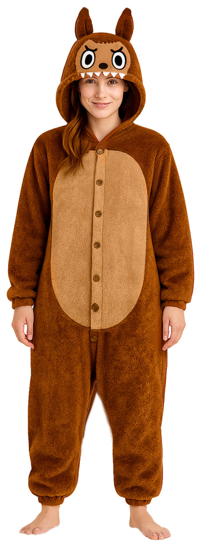 Labubu Pak Dames Bruin