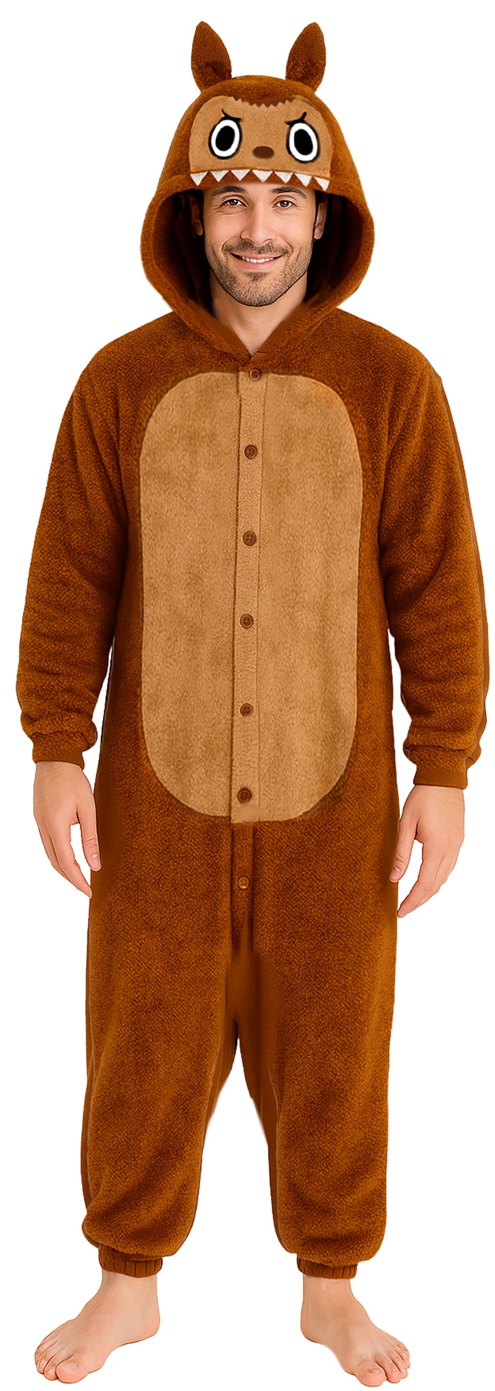 Labubu Pak Heren Bruin