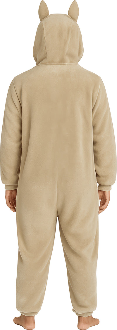 Labubu Pak - Onesie Dames – Maat L (42/44) – Beige