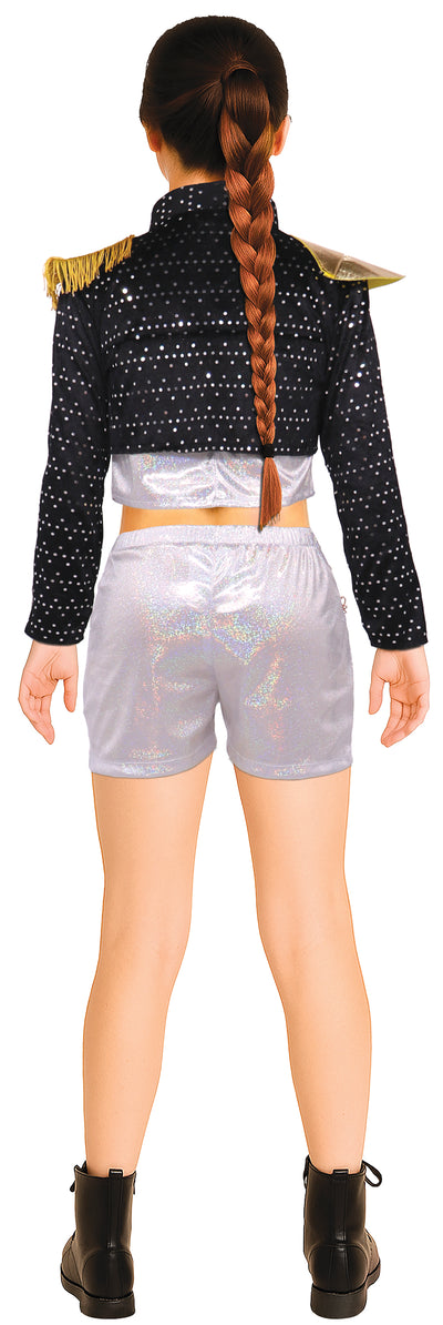 K-Pop Outfit - Rumi Mira Zoey - Dames – Podiumset met Riem, Jasje, T-Shirt & Broek