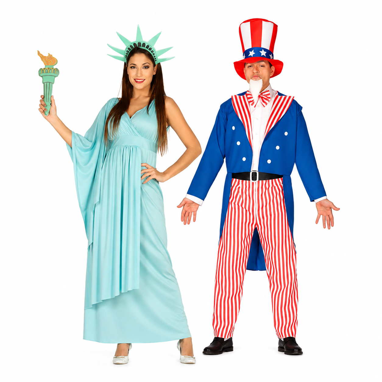 Duo kostuum thema amerika