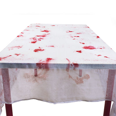 Bloederig polyester tafelkleed voor Halloweenfeest