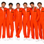 Boevenpak Heren Oranje – Gevangene Jumpsuit | Orange Style
