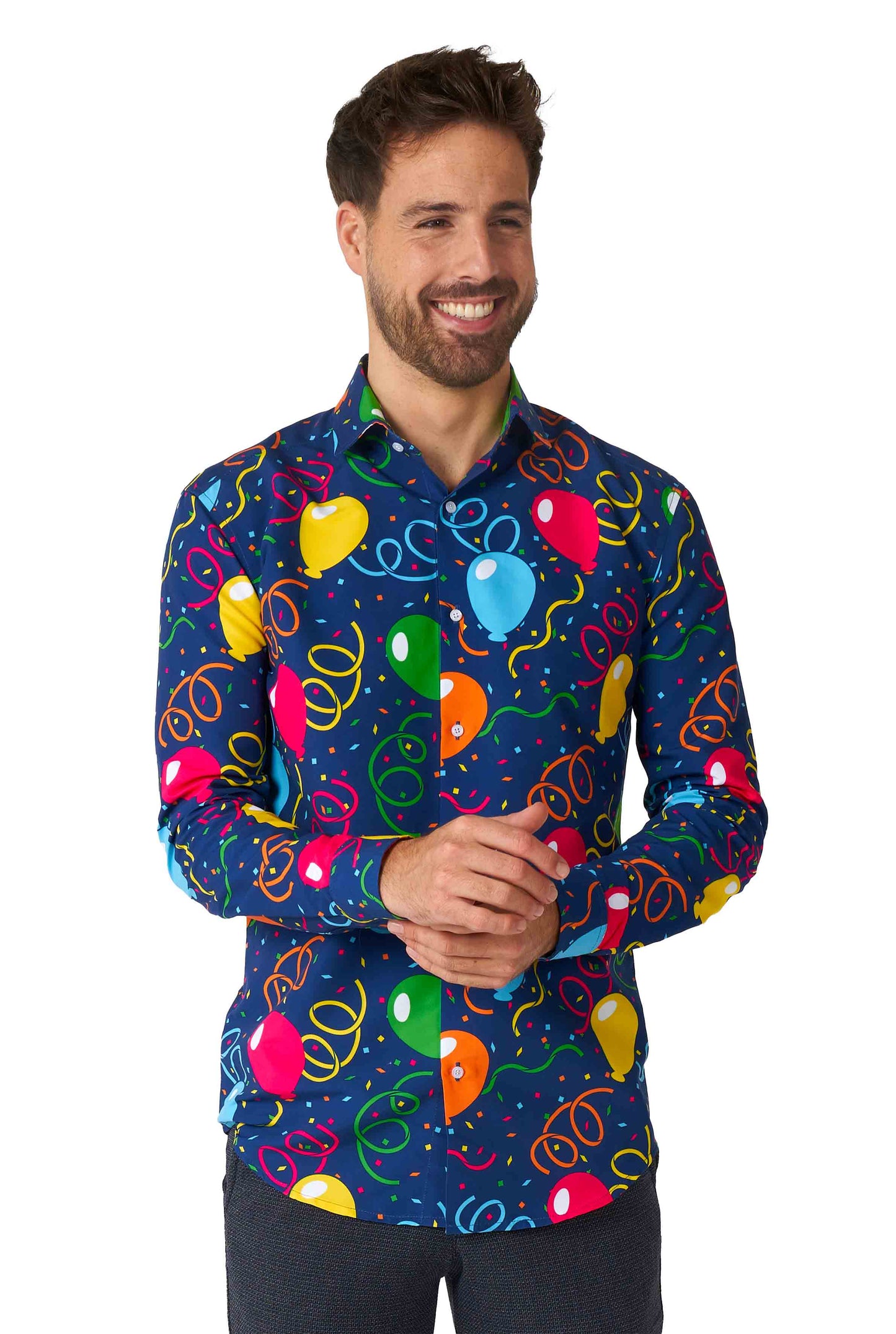 Suitmeister Konfetti-Ballons Marineblaues Hemd