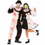 DUO DEAL - Terrifying Clown Duo Kostuum – Horror Clown Koppelkostuum