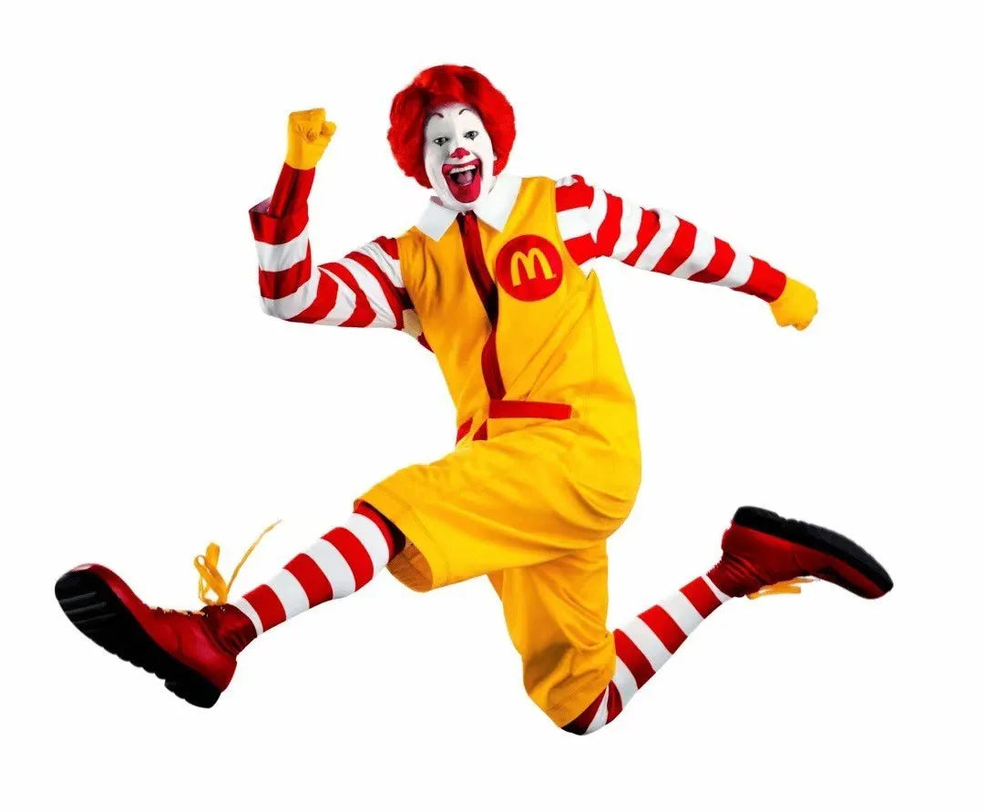 Klassiek clowns/ Ronald McDonald kostuum - Halloween 2024