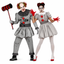 DUO DEAL | IT Pennywise Koppelostuum Dames & Heren | Halloween Clown Kostuums