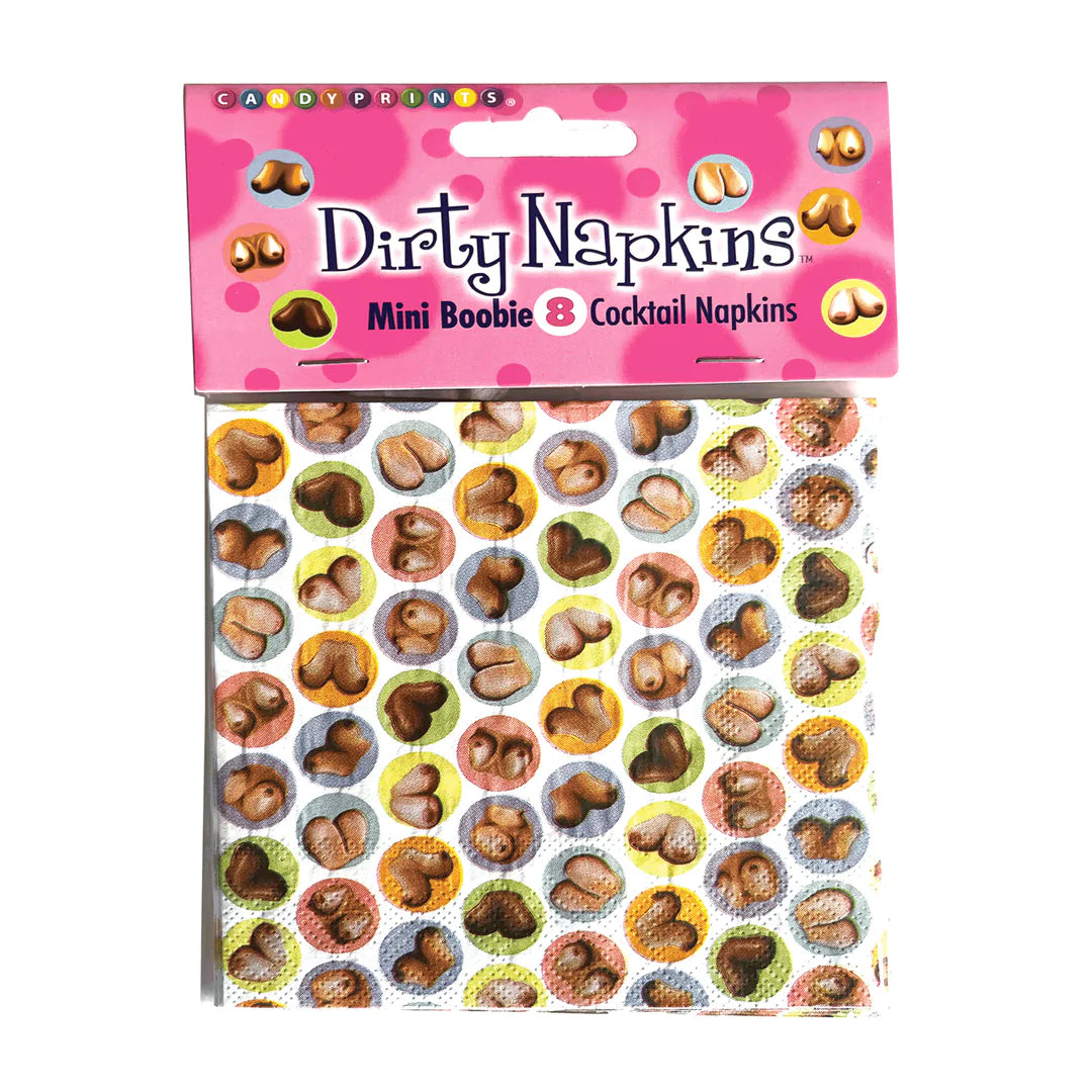 Dirty Boob | 2-lagige Servietten - 8 Stück