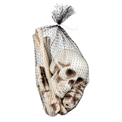 Doodshoofd en beenderen decoratie voor Halloween