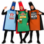 Drank Kostuum Trio Deal | Beer Man, Whisky Man & Captain Vodka | One Size