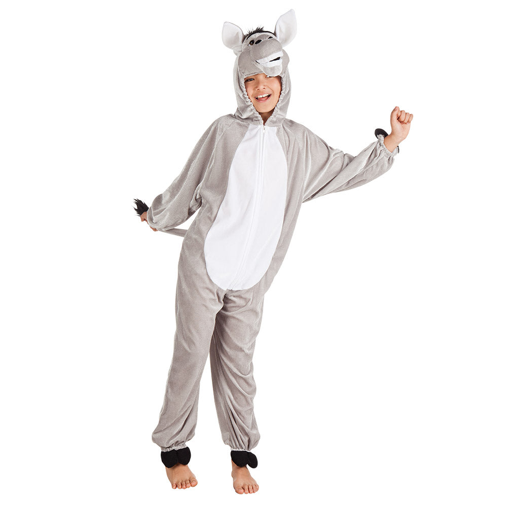 Funidelia | Ezel Onesie Kostuum Voor voor meisjes en jongens Dieren - Kostuum voor kinderen Accessoire verkleedkleding en rekwisieten voor Halloween, carnaval & feesten - Maat 7-9 jaar - Bruin Funidelia | Ezel Onesie Kostuum Voor voor meisjes en jongens Dieren - Kostuum voor kinderen Accessoire verkleedkleding en rekwisieten voor Halloween, carnaval & feesten - Maat 7-9 jaar - Bruin
