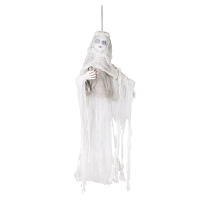 Halloween gesluierde geest decoratie 100 cm