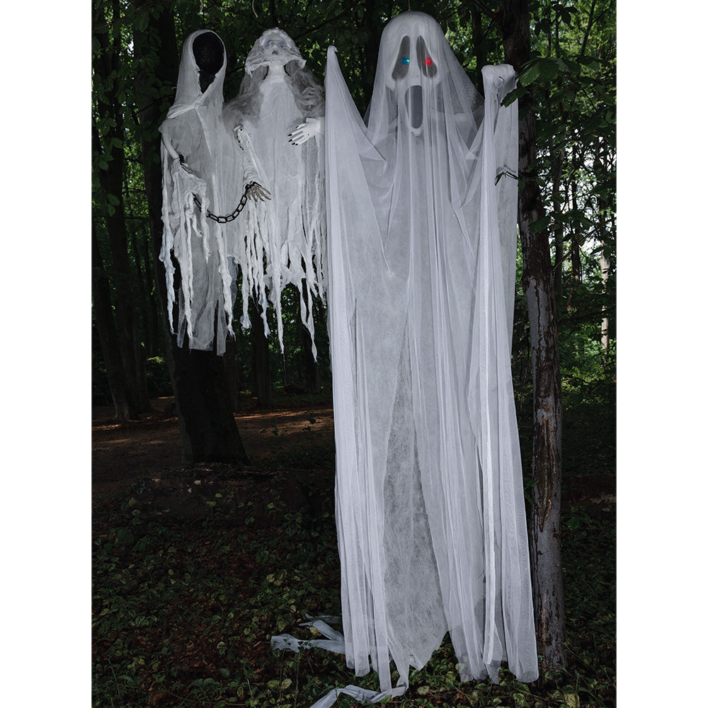 Halloween gesluierde geest decoratie 100 cm