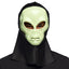 Alien gezichtsmasker met kap kopen